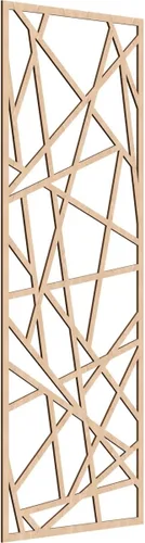 Miniatura 159 de Conway Paneles de pared decorativos de madera con calado, 9 3/8 pulgadas de ancho x 24 3/8 pulgadas de alto x 1/4 de alto, aliso
