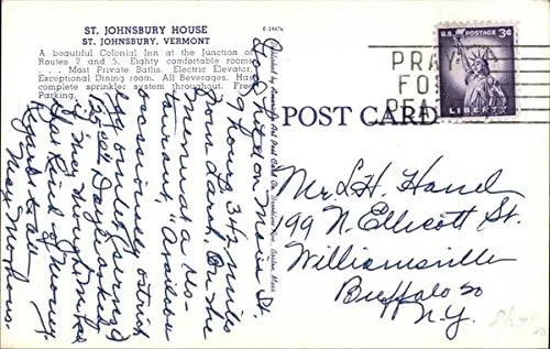 Miniatura 2 de St. Johnsbury House St. Johnsbury, Vermont VT Original Vintage Postcard