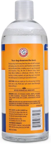 Miniatura 2 de Arm & Hammer para Mascotas Aditivo de Agua Dental para Perros, Control de Sarro Cuidado Dental para Perros Reduce la Placa y la Acumulación