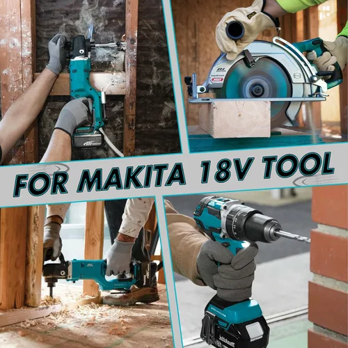 Miniatura 7 de Bonadget Paquete de 1 batería y cargador 4.0Ah BL1815 de 18 V para Makita 18V para cargador de batería de 18 voltios BL1830 BL1850B BL1840B BL1820