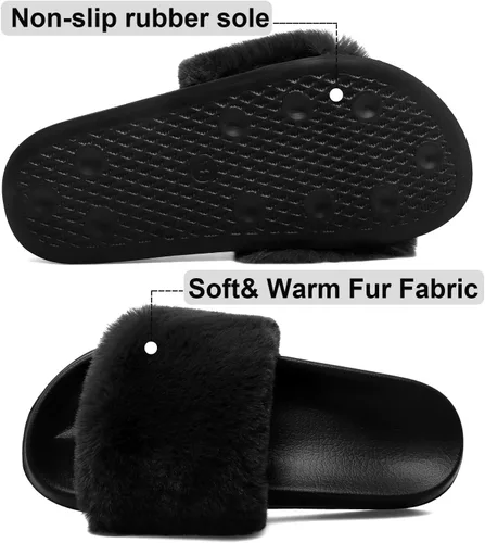 Miniatura 4 de Spesoul - Pantuflas para mujer con punta abierta, para interiores y exteriores, estilo casual