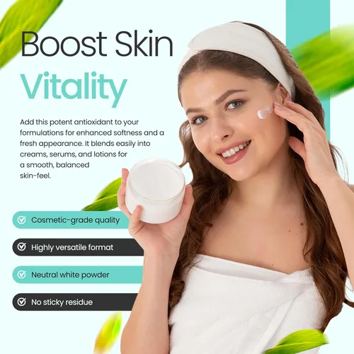Miniatura 3 de Polvo de vitamina E (1 onza/0.99 oz) de acetato de alfa tocoferilo para el cuidado de la piel DIY grado cosmético 700 UI acetato en polvo