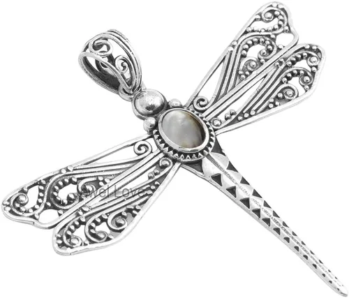 Miniatura 14 de Collar de plata de ley 925 para mujer, collar con colgante de piedras preciosas auténticas, collar con colgante hipoalergénico para regalo