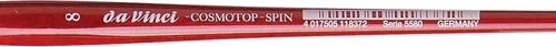 Miniatura 215 de da Vinci Watercolor Series 5580 CosmoTop Spin Pincel de Pintura, Redondo Sintético con Mango Rojo