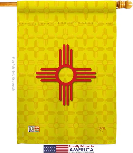 Miniatura 2 de Juego de bandera de casa de Nuevo México con águila de Estados Unidos, Estados Unidos, Territorios Americanos, República, país, área particular