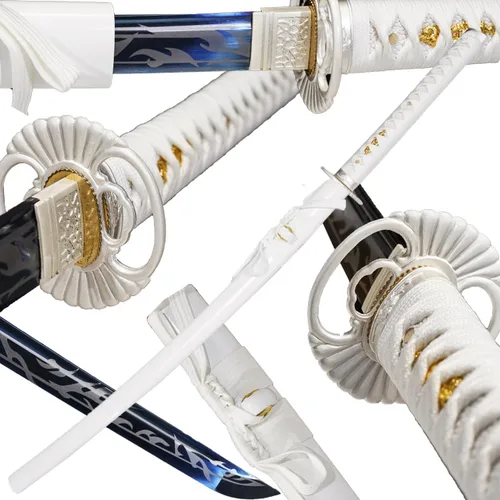 Kamaiwo-1045/1060 hechas a mano forjadas a mano, auténticas, las espadas samuráis katana japonesas son un regalo único para hombres. El acero de