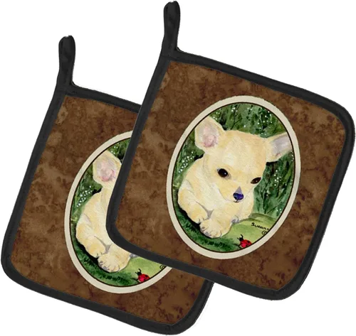 Miniatura 93 de Caroline's Treasures SS8617PTHD - Juego de soportes para ollas de cocina resistentes al calor, almohadillas calientes para horno para cocinar, Husky