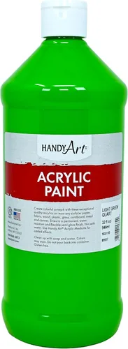 Miniatura 44 de Pintura acrílica para estudiantes, artesanías de 16 onzas. Plateado metálico