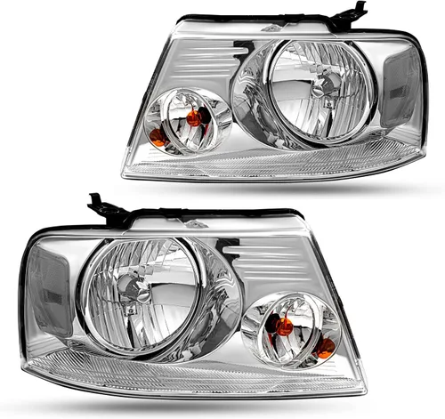 Miniatura 14 de SOCKIR Conjunto de faros delanteros con bombillas compatibles con Ford F150 Pickup 2004-2008/Lincoln Mark LT 2006-2008 para el lado del pasajero