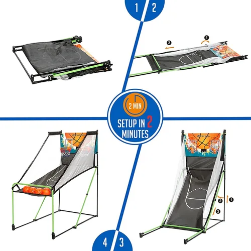 Miniatura 4 de Regalos de baloncesto de arcade: juegos de baloncesto para niños y niñas, niños y nietos, edad 3, 4, 5, 6, 7, 8, 9, 10 años, fiesta de cumpleaños