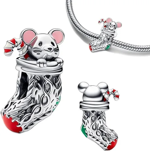 Miniatura 13 de Dijes de personajes de película para mujer, pulseras y collares en plata de ley 925, día de la madre, cumpleaños, Navidad