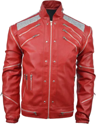 Miniatura 2 de Chaqueta Beat-It - Rojo - Piel sintética