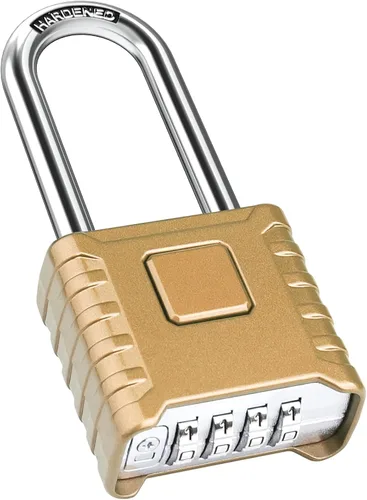 Miniatura 14 de Paquete de 2 Candados de Combinación Grandes [Desbloqueo con Un Toque], Diyife® Candado Resistente para Exteriores a Prueba de Intemperie Diseño