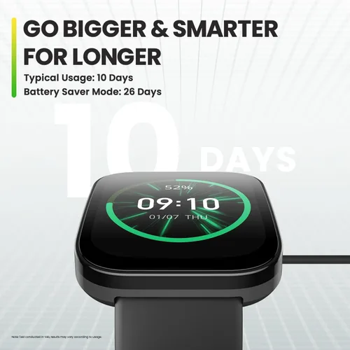 Miniatura 3 de Amazfit Bip 5 - Reloj inteligente de 1.811 in, GPS, Amazon Alexa integrado, llamadas Bluetooth, batería de 10 días, frecuencia cardíaca y VO2 Max
