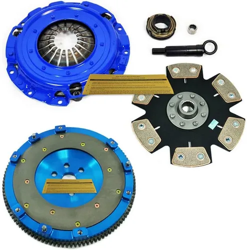 EFT ETAPA 4 EMBRAGUE KIT+VOLANTE DE ALUMINIO SE ADAPTA 2004-2013 MAZDA MODELO 3 2.0L 2.3L