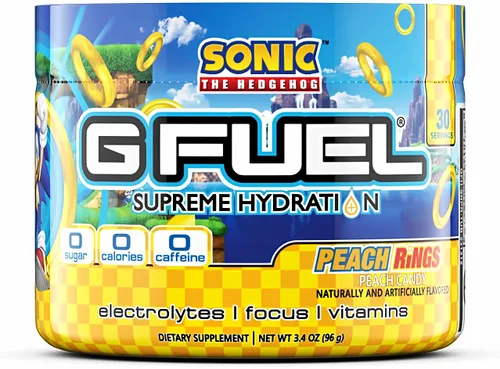 Miniatura 3 de G Fuel Naruto Sage Supreme Hydration, Polvo de Electrolitos para Energía y Enfoque, Suplemento Libre de Azúcar y Cafeína con Vitaminas y Minerales
