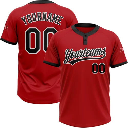 Miniatura 19 de Camisetas de béisbol personalizadas con dos botones, camisetas de sóftbol personalizadas con logotipo de nombre cosido para hombres, mujeres
