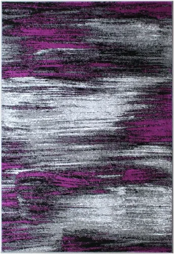 Miniatura 28 de Masada Rugs, Alfombra moderna y contemporánea, rojo, gris, negro (8 pies x 10 pies), alfombra grande para sala de estar, dormitorio, oficina