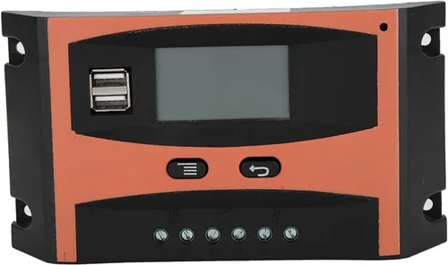 Miniatura 8 de Fydun Controlador MPPT simplificado Placa de circuito PCB Regulador de panel solar 12V/24V Pantalla LCD Controlador automático de batería Naranja