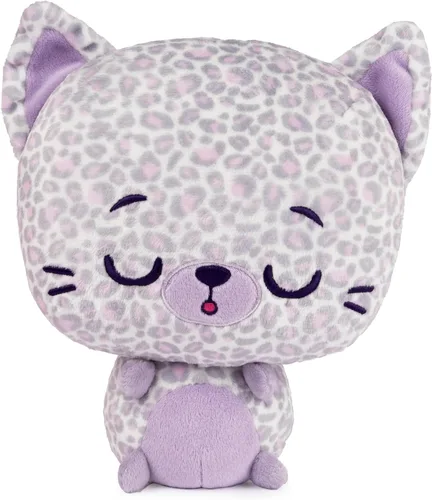 GUND Drops, Gina Spots, Expressive Premium - Animal de peluche suave para mascotas, leopardo morado, 9 pulgadas