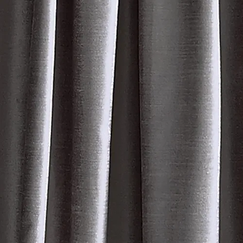 Miniatura 2 de Cortinas DKNY Modernas con Nudos de Terciopelo Forrado, Paneles Pares, 108", Carbón Gris antracita