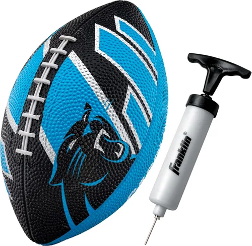 Miniatura 28 de Franklin Sports NFL Team Footballs - Rubber Youth Mini Balls for All Teams - Kids 8.5" Football + Air Pump Sets - Official NFL Licensed