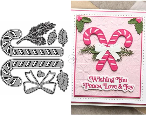 Miniatura 13 de DzIxY Hermosos troqueles de corte de metal con estrellas de árbol de Navidad para hacer tarjetas, juegos de troqueles de papel para grabar, álbum