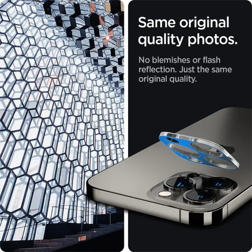 Miniatura 6 de Spigen Protector de pantalla para lente de cámara [GlasTR Optik] diseñado para iPhone 13 Pro Max (2021) / iPhone 13 Pro (2021) - Transparente