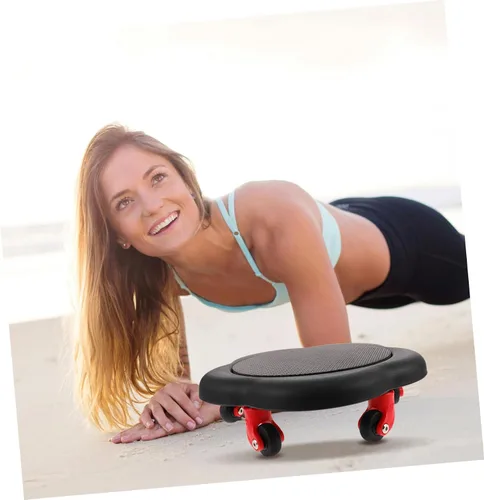 Miniatura 6 de Yardwe Discos de entrenamiento de diseño de cinco ruedas para ejercicios abdominales, equipo de entrenamiento de fuerza para entrenamiento portátil