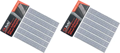 Miniatura 6 de CKAuto 1/4 oz, 0.25 onzas, negro, adhesivo adhesivo en pesos de rueda, tipo EasyPeel. Coches, camiones, SUV, motocicletas, autos RC. Perfil bajo, 12