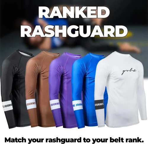 Miniatura 5 de Gold BJJ Foundation Rash Guard - Rashguard de Jiu Jitsu sin Gi y Gi