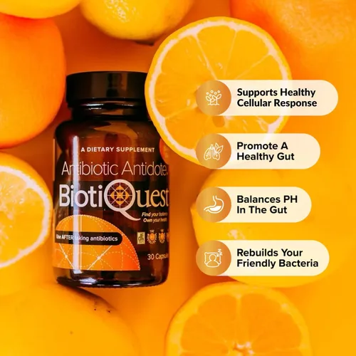 Miniatura 5 de BiotiQuest Probióticos antibióticos antibióticos para reequilibrar el cuerpo después de tomar antibióticos, 20 mil millones de UFC, sin OMG y sin