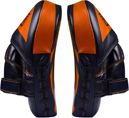 Miniatura 2 de DALLX Guantes deportivos con gancho y Jab curvados para entrenamiento de artes marciales, karate, kickboxing, muay thai, con correas ajustables