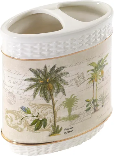 Miniatura 5 de Avanti Linens - Dispensador de jabón/bomba de loción, artículos esenciales para el baño de invitados, accesorios de baño inspirados en el tropical