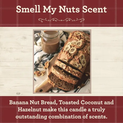 Miniatura 2 de Smell My Nuts - Vela perfumada en tarro de 13 onzas por Our Own Candle Company – Paquete de 3