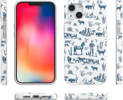 Miniatura 5 de Carcasa Casely para iPhone 13 Aventura en el Salvaje Oeste Desierto Compatible con MagSafe Diseño Clásico Ultra Delgado