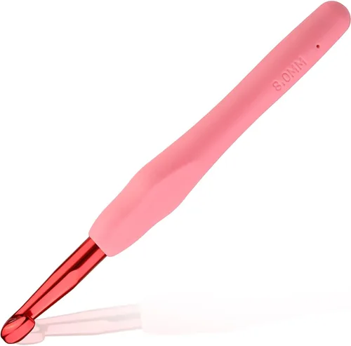 Miniatura 29 de Gancho de ganchillo ergonómico de 2 mm, agujas de ganchillo para tejer, agujas de tejer lisas para manualidades DIY, gran regalo para mujeres