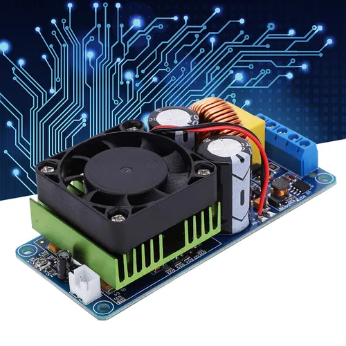 Miniatura 6 de YWBL-WH Módulo amplificador digital Tablero de amplificador de audio DIY componente del sistema de sonido 500W DC58-70V