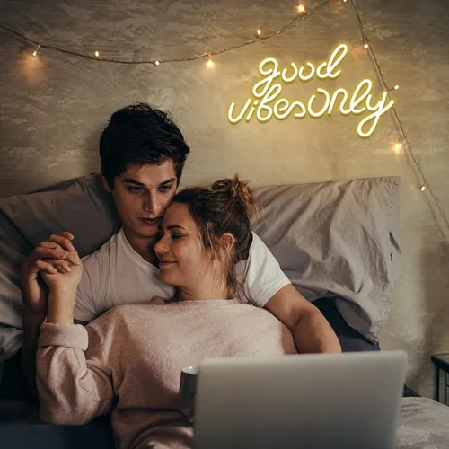 Miniatura 5 de Good Vibes Only - Letreros de neón para decoración de pared, luces de neón, adecuados para sala de estar, cerveza, bar, sala de juegos, hotel