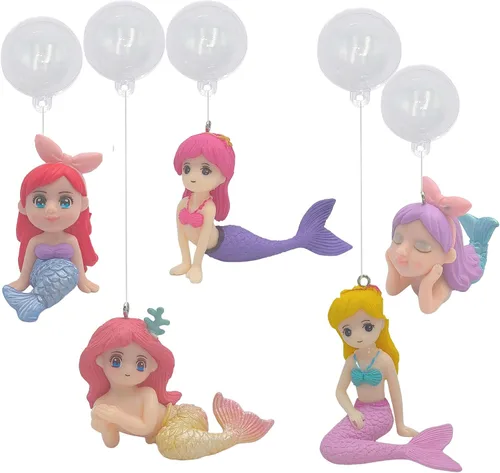 Miniatura 7 de 5 piezas de decoración flotante para pecera, lindo buceador acuario, decoración de pecera, acuario, accesorios de adorno para buzo