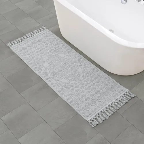 Miniatura 15 de French Connection Nellore Alfombras de Baño, Tapetes de Baño Tejidos y con Cuentas, Tapetes de Baño Duraderos y Gruesos para Baño y Alfombras