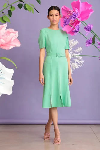 Miniatura 6 de Maggy London Vestido de crepé de manga corta para mujer