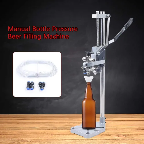 Miniatura 4 de Gdrasuya10 Llenadora de botellas de cerveza Máquina de llenado casera de acero inoxidable de grado alimenticio Dispositivo antiespumante Kit