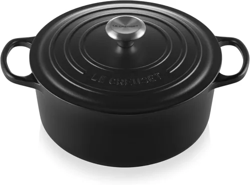 Miniatura 39 de Le Creuset Horno holandés redondo de hierro fundido esmaltado, 4.5 cuartos de galón, Marsella Marseille