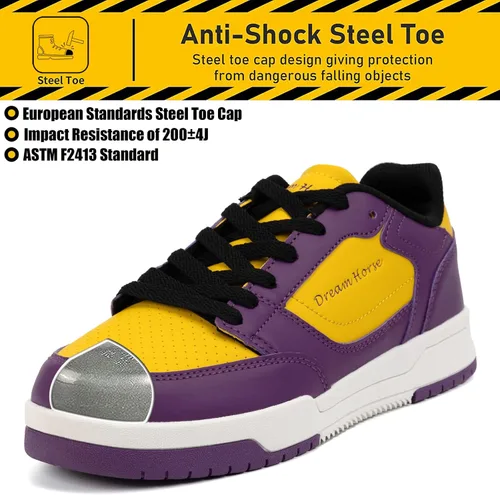 Miniatura 2 de DREAM HORSE womens Safety Shoes,sneaker
