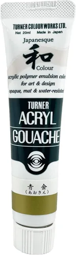 Miniatura 10 de Turner Colour Works Acryl Gouache Artist - Pintura acrílica (tubo individual de 0.7 fl oz), color beige grisáceo