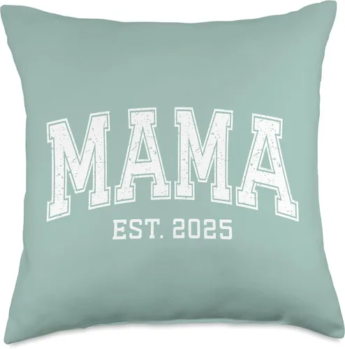 Miniatura 4 de Mama Est 2025 Custom Mom Personalized Mothers Day Customized Throw Pillow