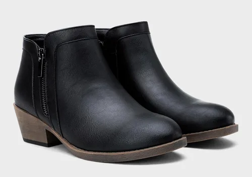 Miniatura 5 de Jeossy Botas de tobillo clásicas 9618 para mujer, botas de tacón grueso sin cordones para mujer