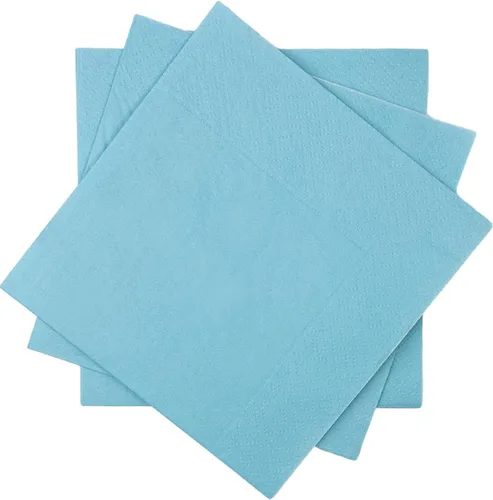 Miniatura 41 de Servilletas de cóctel azules 6 colores 5 * 5 pulgadas servilletas desechables de papel para cóctel, boda, cena, fiesta de cumpleaños, postre, vino