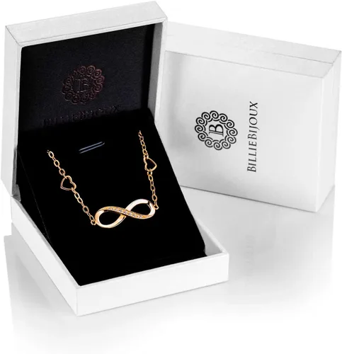 Miniatura 12 de Billie Bijoux Pulsera ajustable de plata de ley 925 con símbolo de amor infinito infinito para mujer